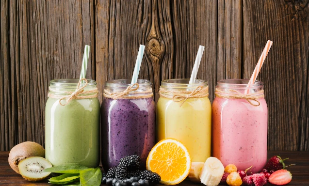 Fresh smoothies ..