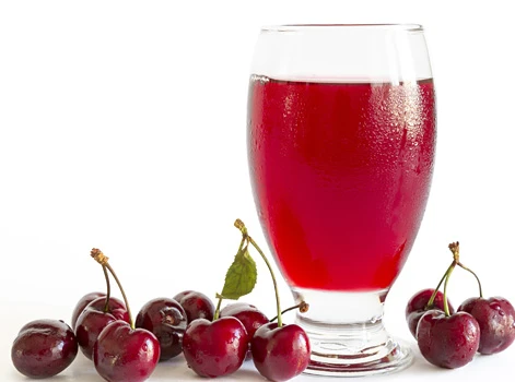 Fresh cherry juice ..